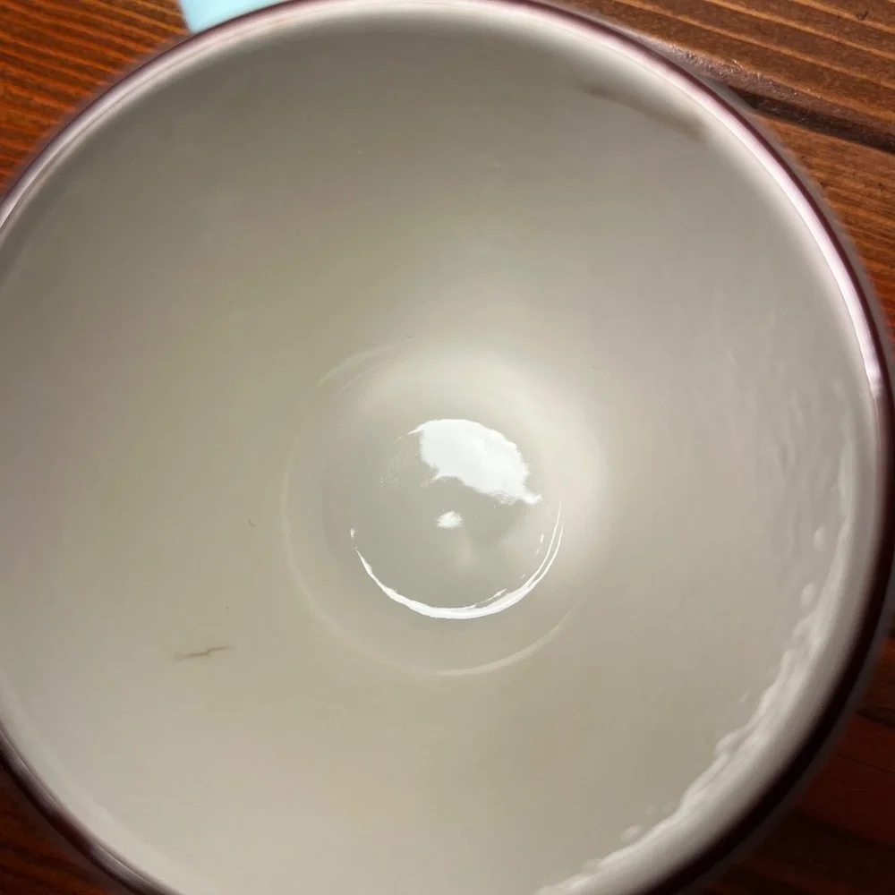 Crate & Barrel Audrey Coffee Mugs – Set of 4 (Robin’s Egg Blue)
